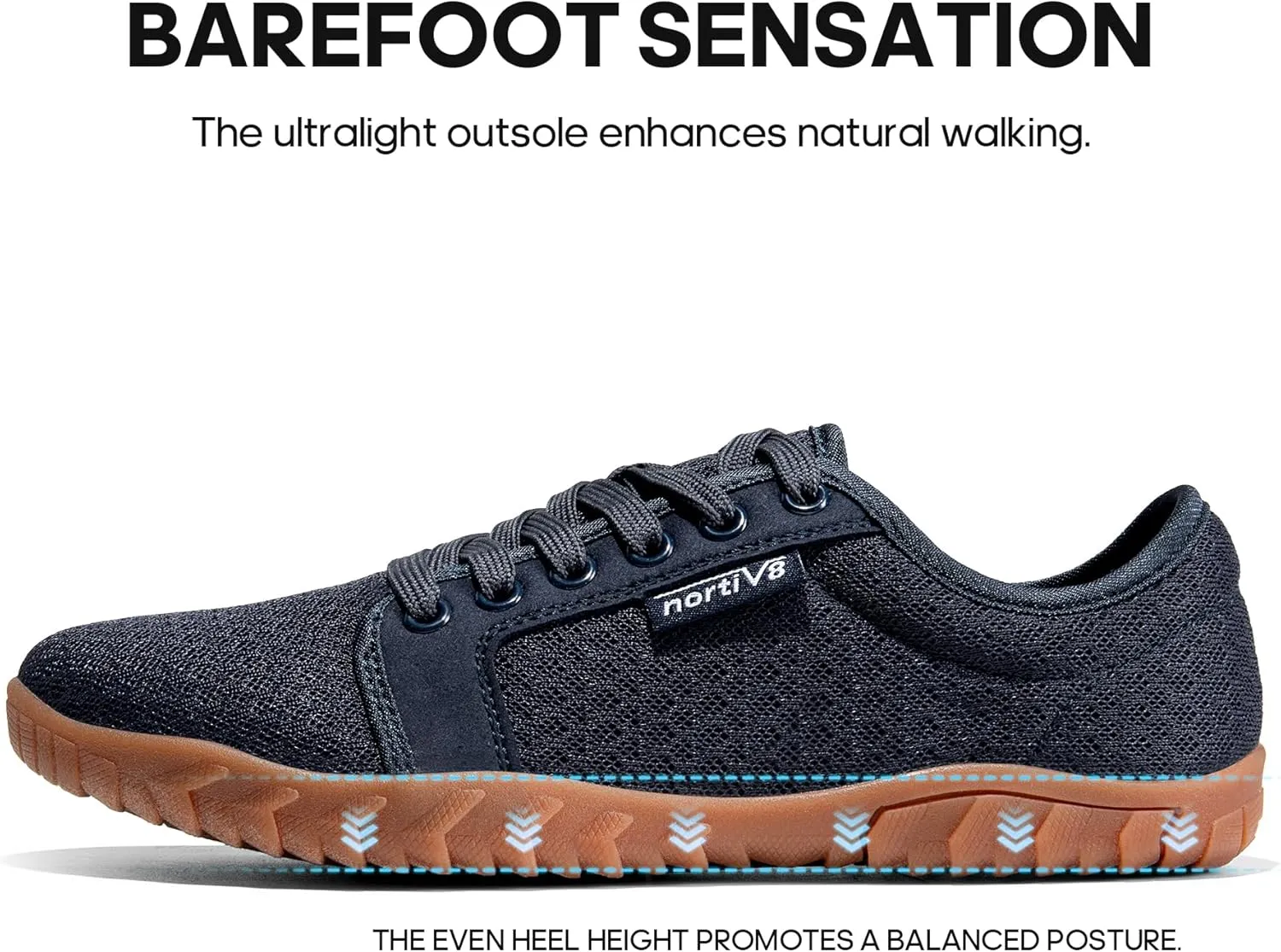 NORTIV 8 Mens Womens Quick Dry Water Shoes - Barefoot Aqua Swim Shoes for Beach Sports, Fishing, Hiking, Boating & Surfing Coast