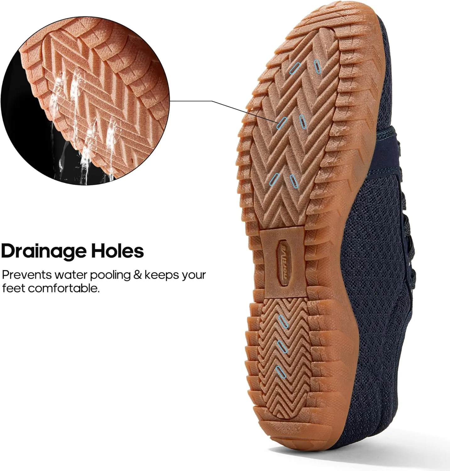 NORTIV 8 Mens Womens Quick Dry Water Shoes - Barefoot Aqua Swim Shoes for Beach Sports, Fishing, Hiking, Boating & Surfing Coast
