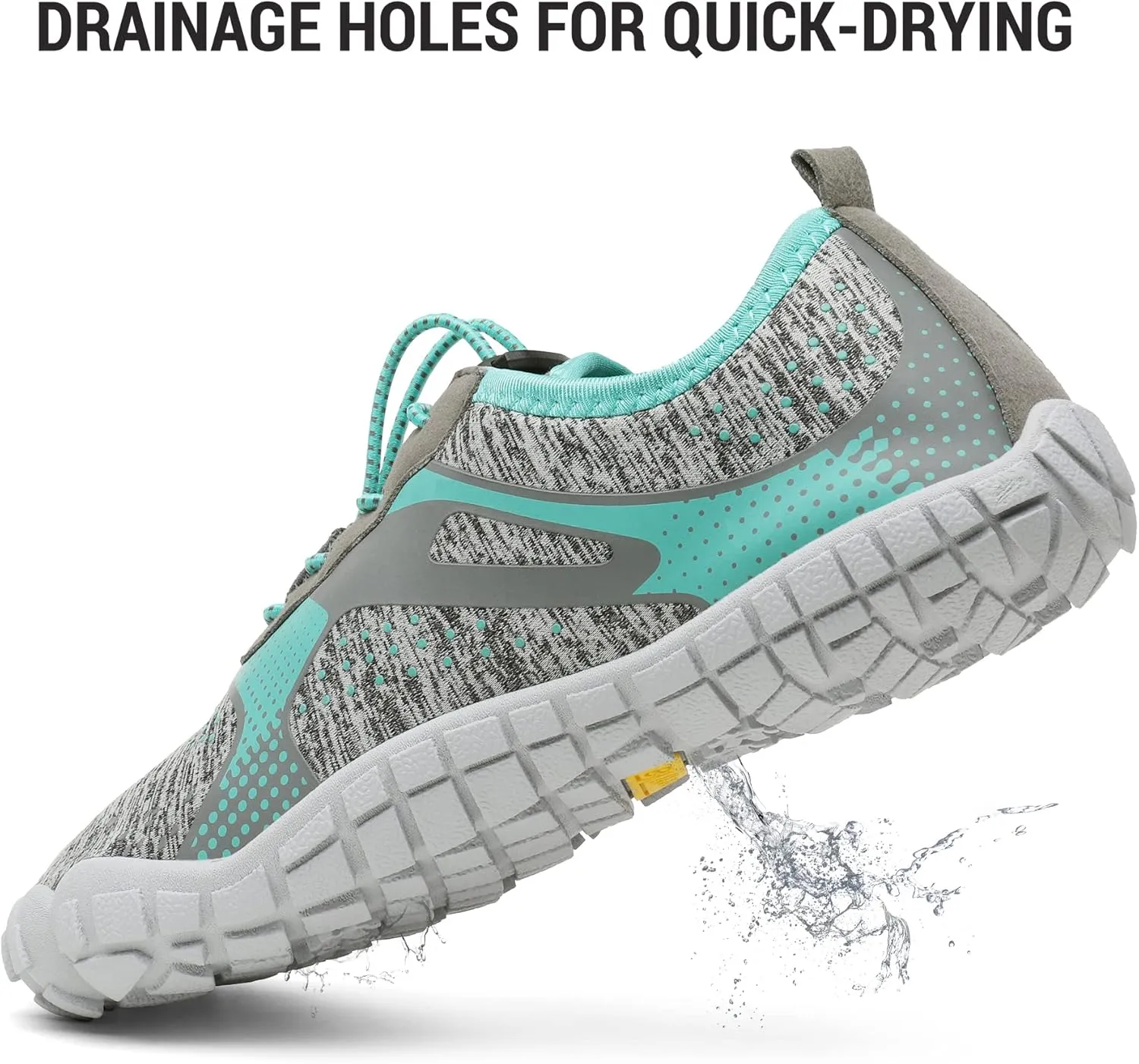 NORTIV 8 Women's Quick Dry Water Shoes Barefoot Sports Aqua Beach Pool Swim Shoes TREKLADY