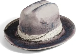Open Road Hat Fedora Hat Pure Wool Felt Hat Vintage Rancher Hat Airway Vented Panama Hats for Men Women