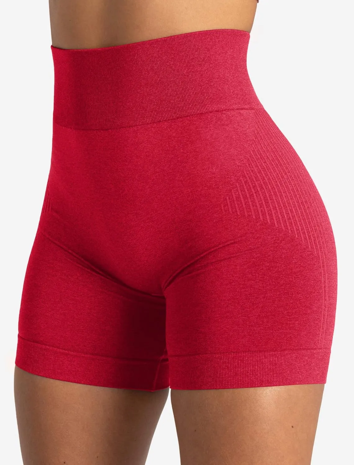 OQQ Women 2 Piece Shorts Butt Lifting High Waist Tummy Control Yoga Athletic Workout Shorts