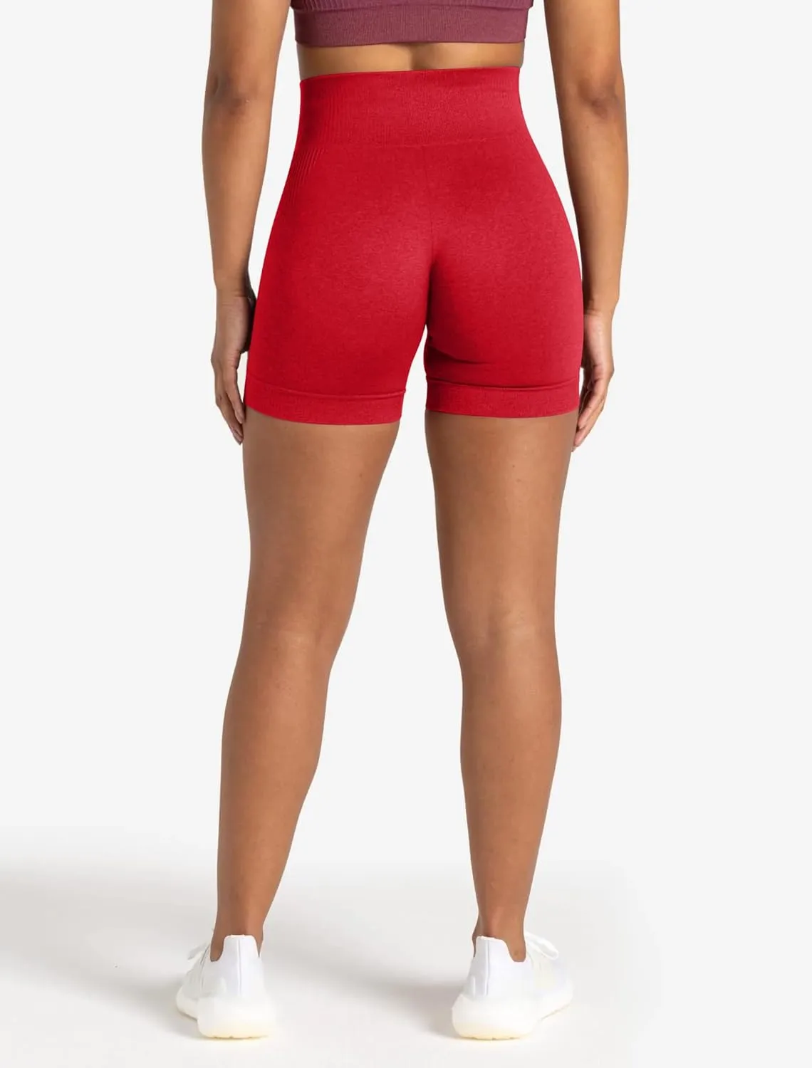 OQQ Women 2 Piece Shorts Butt Lifting High Waist Tummy Control Yoga Athletic Workout Shorts