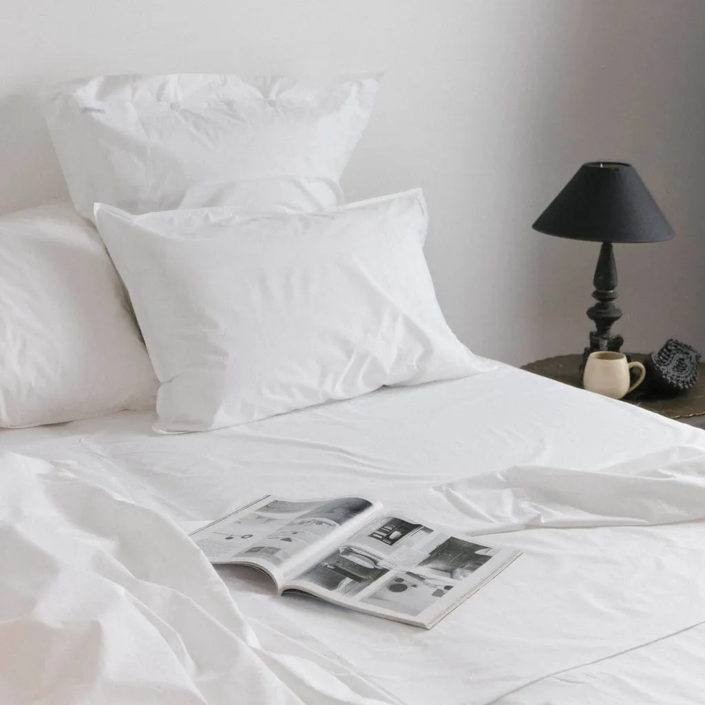 Organic Cotton Sheet Separates - White