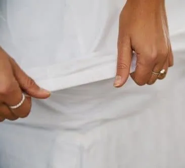 Organic Cotton Sheet Separates - White
