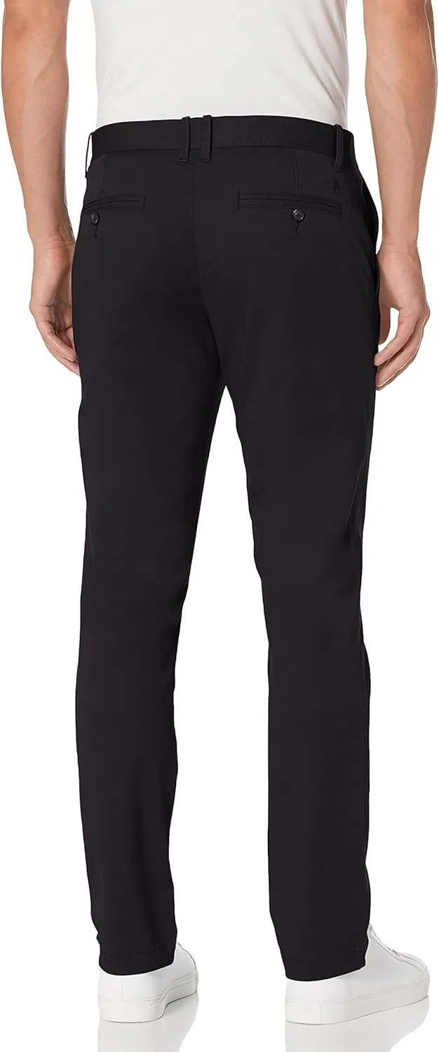 Original Penguin Men's Slim Fit Premium Basic Chino Pants (Waist Size 29-38)