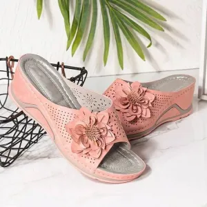 Orthopedic Soft Bottom Massage Orthopedic Wedge Slide Sandals