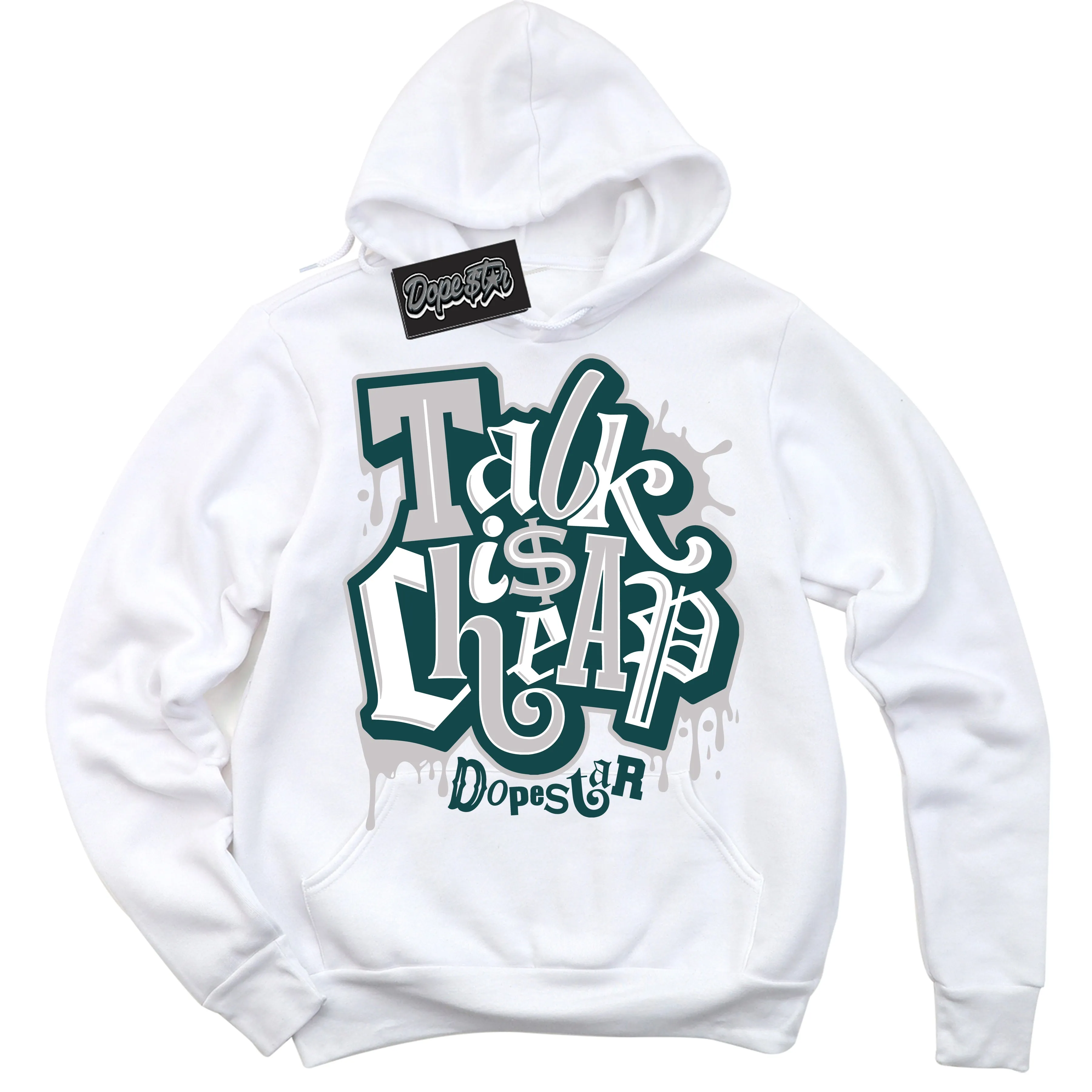 Oxidized Green 1s Sneaker Hoodie Talk Is Cheap Graphic