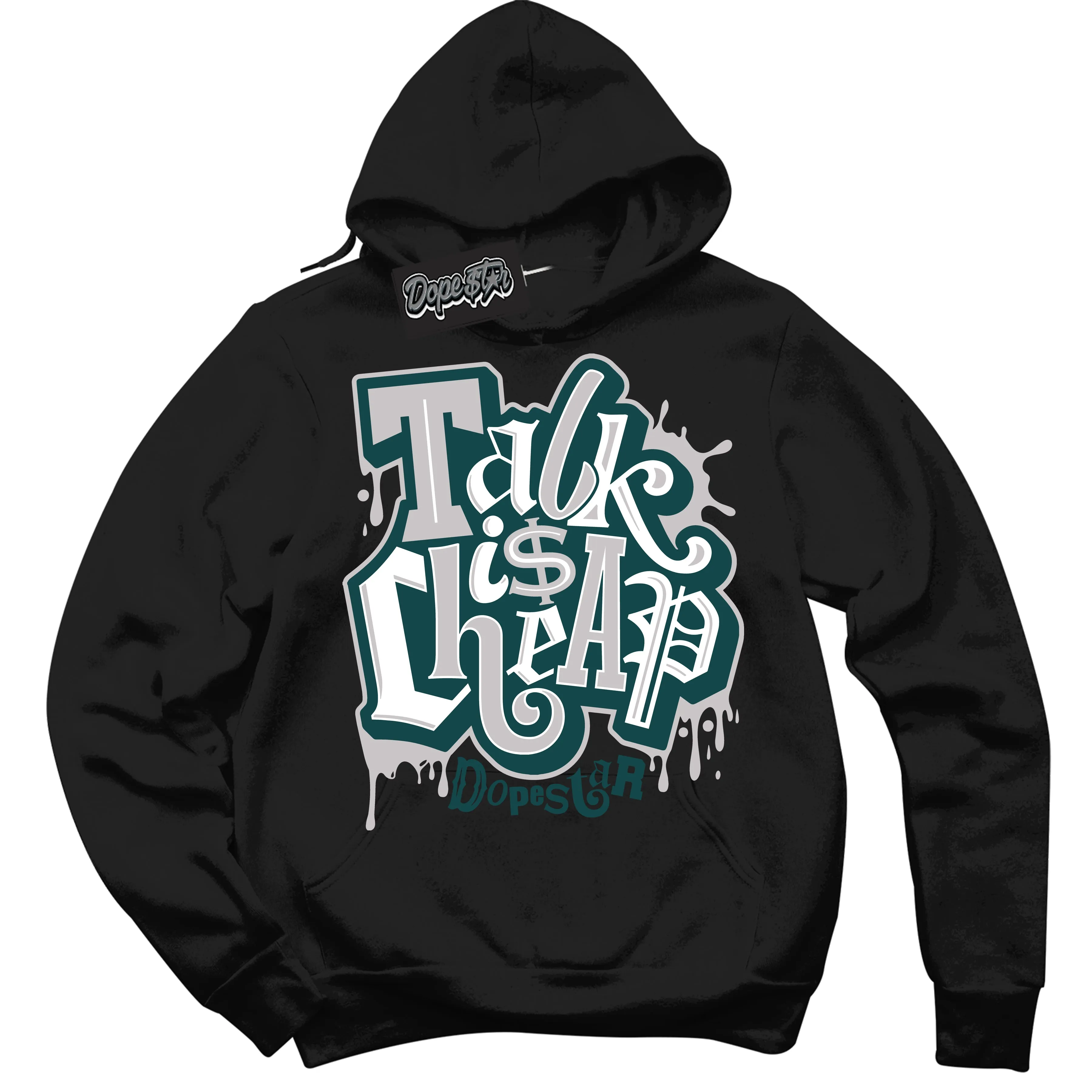 Oxidized Green 1s Sneaker Hoodie Talk Is Cheap Graphic
