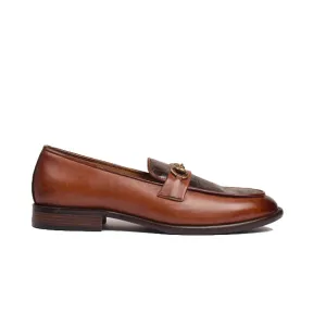 Penny Brown Leather Loafer for Men
