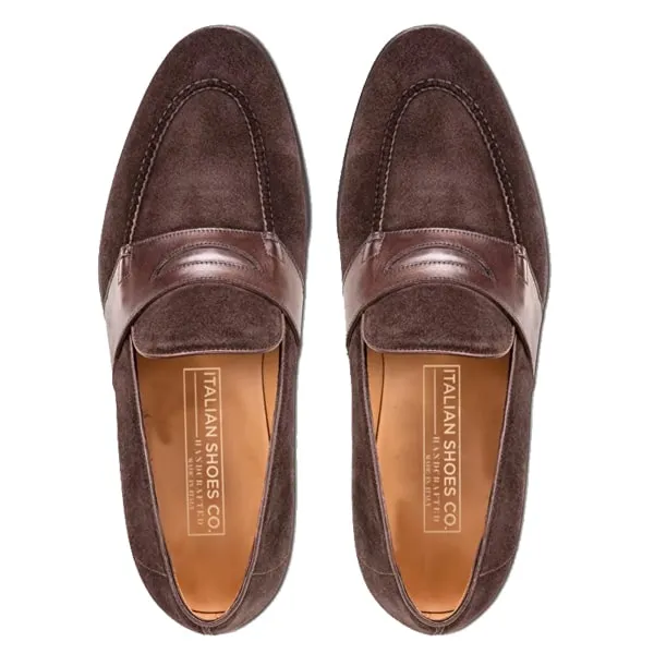 Penny Loafer in Suede Leather