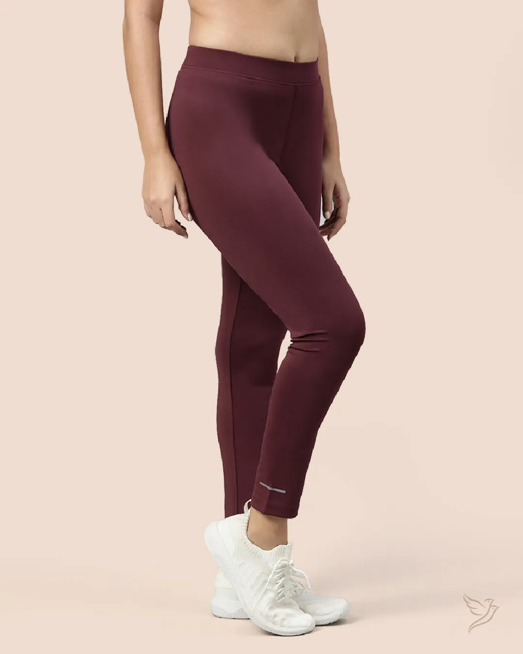 Performance Tights Mid Waist - Merlot
