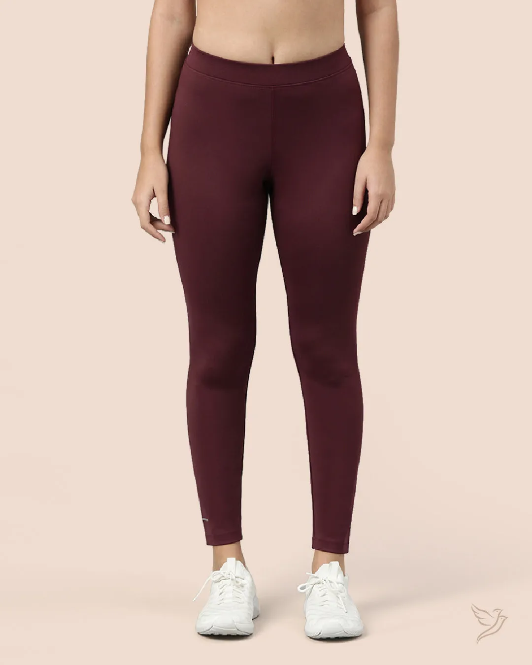 Performance Tights Mid Waist - Merlot