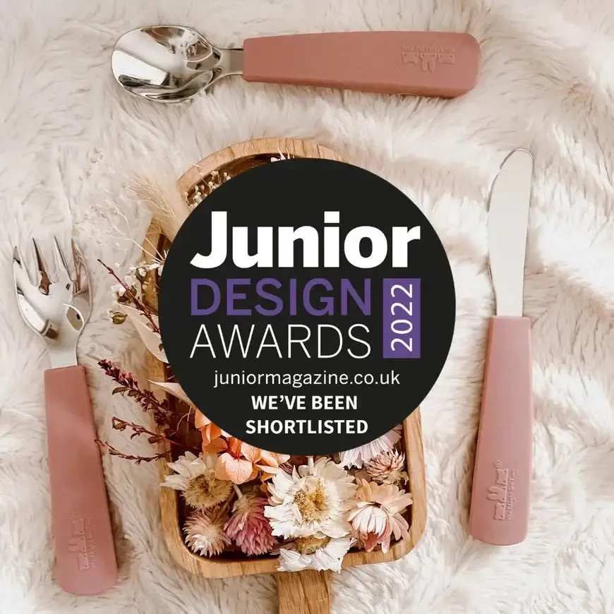 Personalised Toddler Cutlery Set - Mint