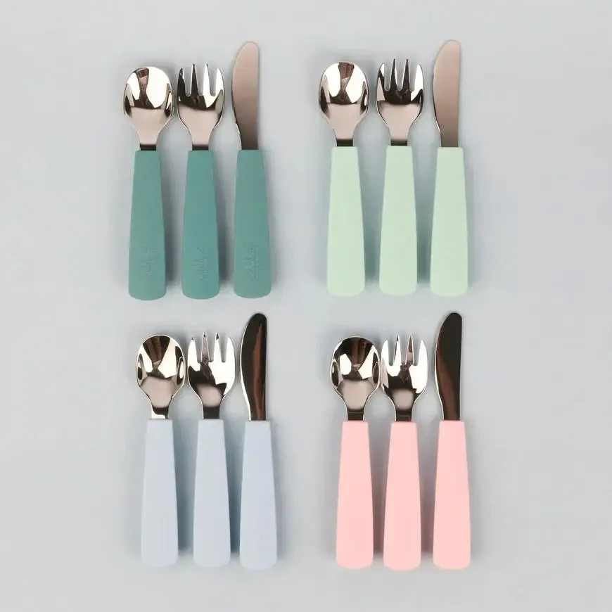 Personalised Toddler Cutlery Set - Yellow