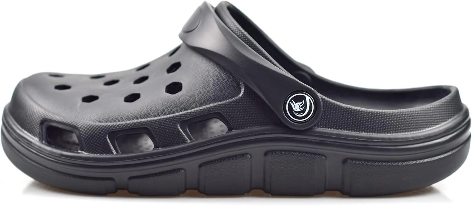 PIMIO Garden Clogs for Women and Men,Slip On Work Shoes with Arch Support,Womens Mens Quick-Dry Water Shoes Casual Sandals,Comfortable Slippers