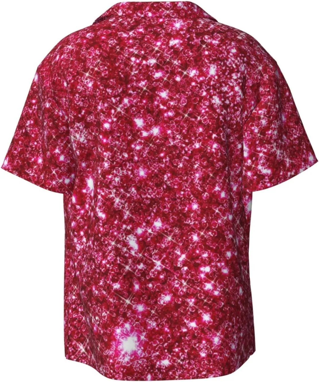 Pink Glitter for Wrinkle Moisture-Wicking Eco Fabric Modern Slim Fit for Casual Office