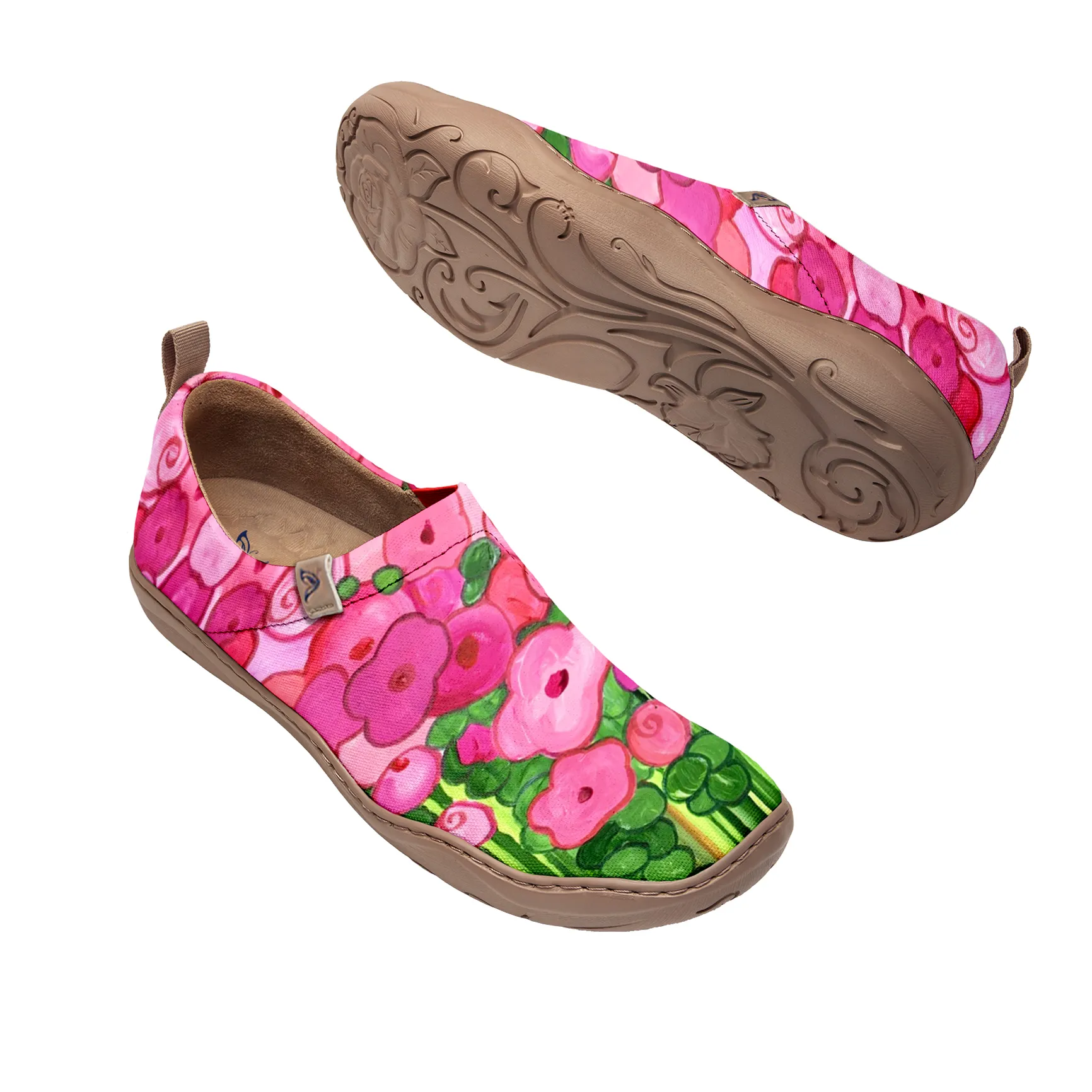 Pink Wildflower Slip-On