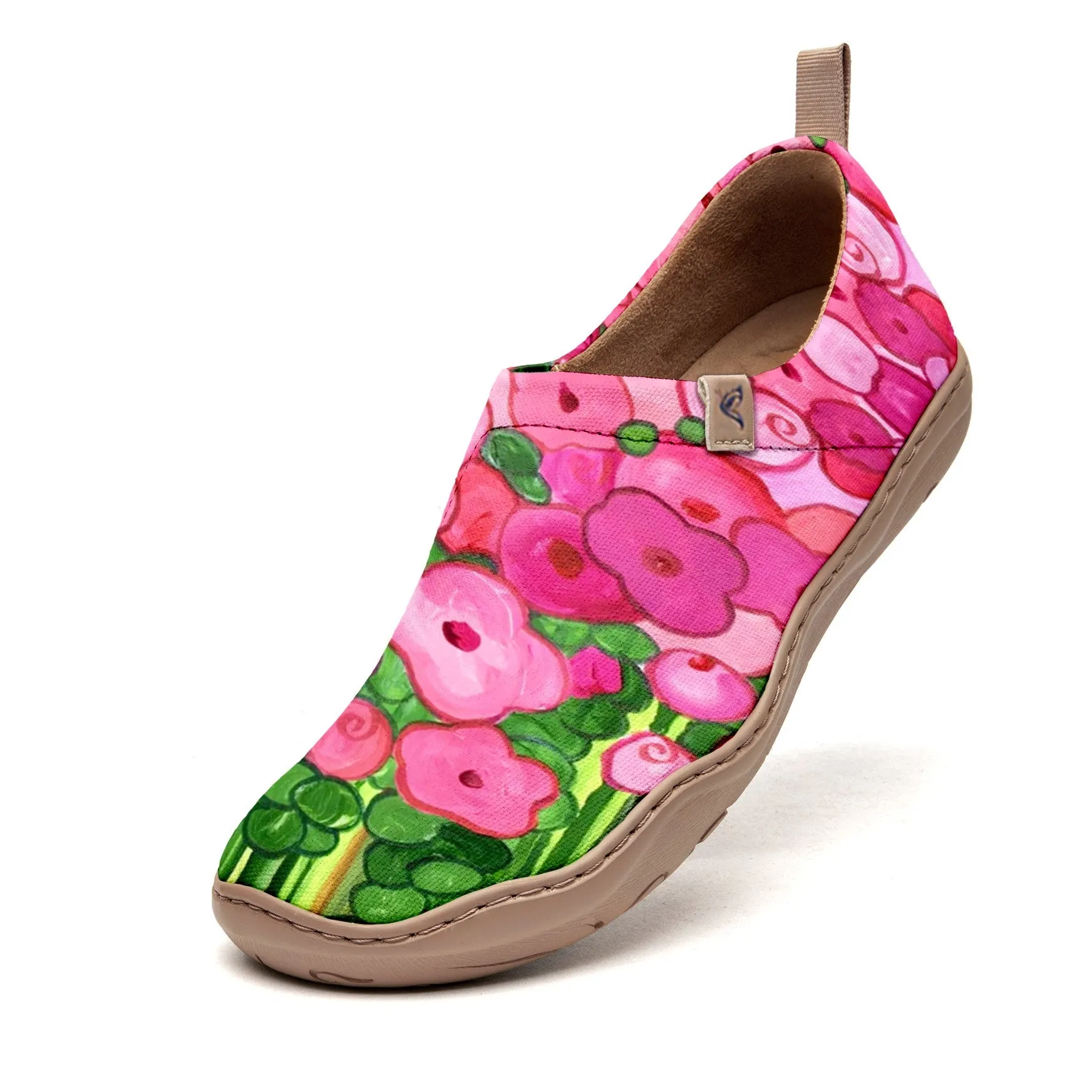 Pink Wildflower Slip-On