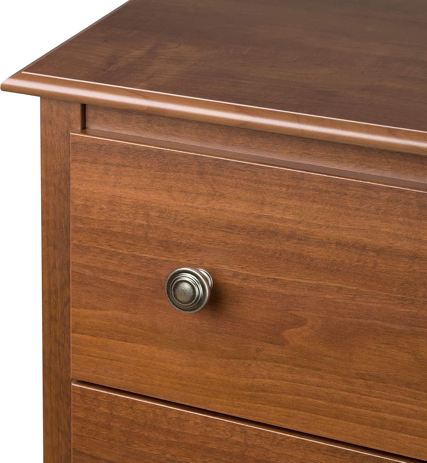 Prepac 8-Drawer Double Dresser and 5-Drawer Tall Dresser Bundle, 59" W x 36.25" H and 31.5" W x 45.12" H, Cherry