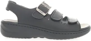 Propet Womens Breezy Walker Slingback Strappy Casual Sandals Casual Low Heel 1-2" - Black