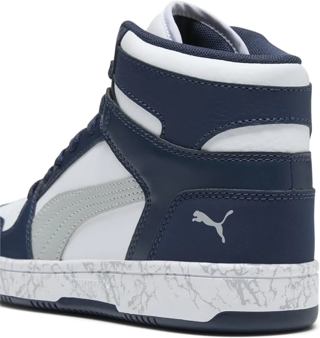 PUMA Kids' Rebound Layup Synthetic Leather Hook and Loop