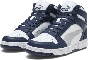 PUMA Kids' Rebound Layup Synthetic Leather Hook and Loop