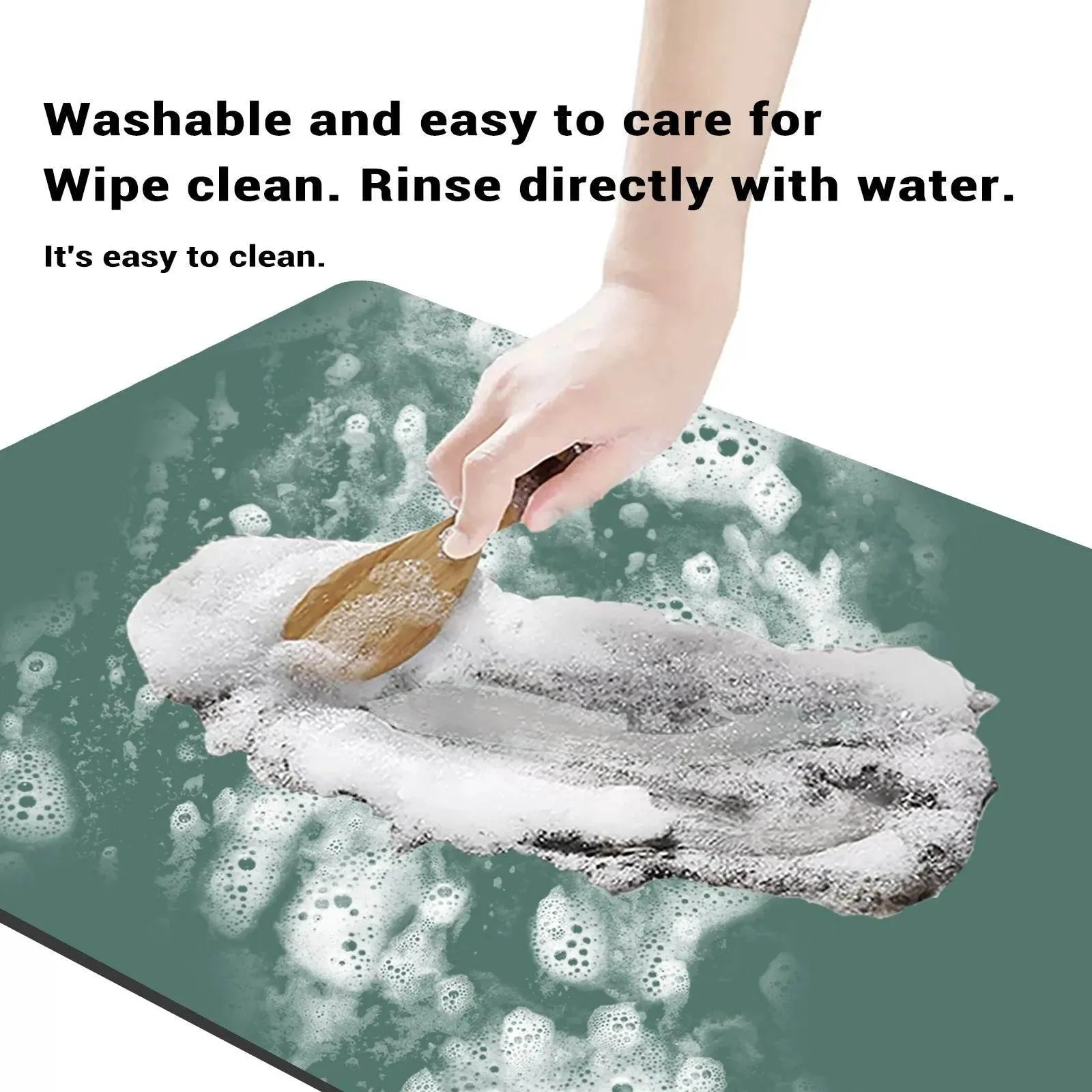Quick-Dry Non-Slip Kitchen Mat - Super Absorbent  Large