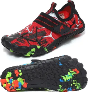 Quickshark Kids Water Shoes Boys Girls Barefoot Aqua Socks Outdoor Indoor Quick Dry Sandals Lightweight Slip On Walking Sneakers for Beach Pool Swim (Little Kid/Big Kid)