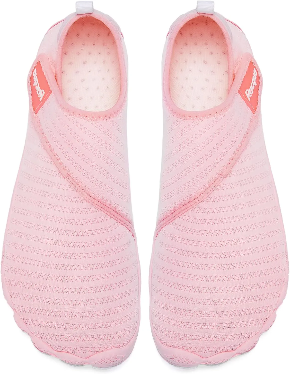 Racqua Men's Women's Slip-On Water Shoes Quick Dry Barefoot Lightweight Aqua Shoes Beach Swim Pool Hiking Sport Shoes