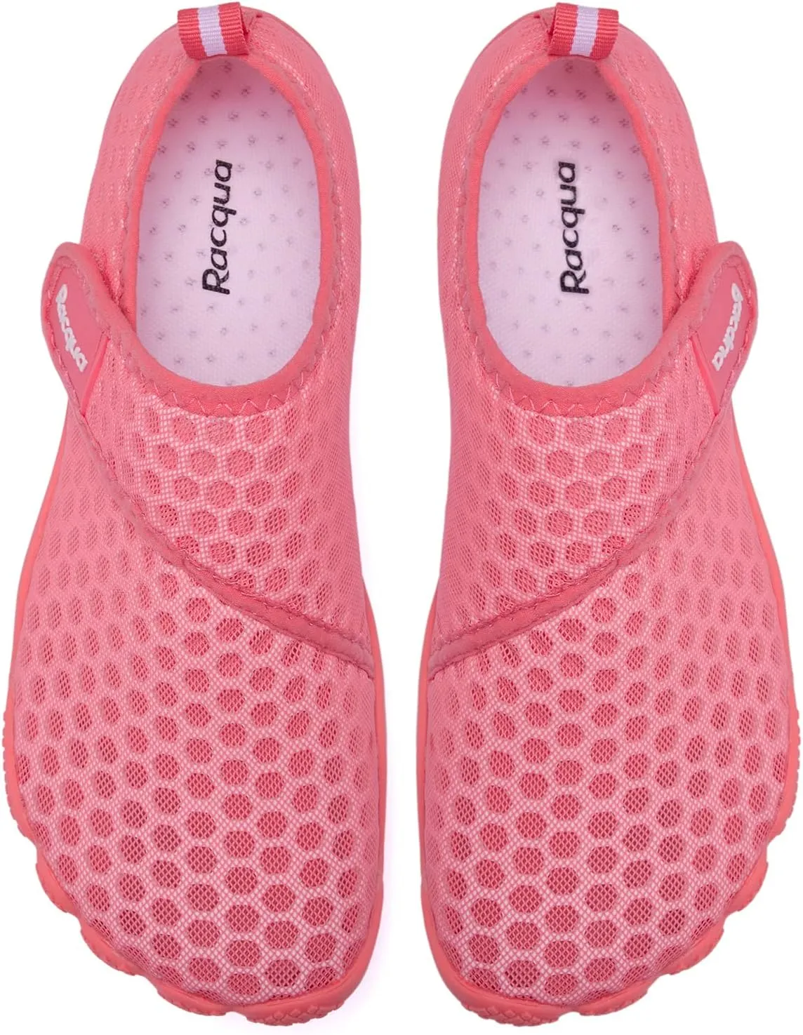 Racqua Men's Women's Slip-On Water Shoes Quick Dry Barefoot Lightweight Aqua Shoes Beach Swim Pool Hiking Sport Shoes