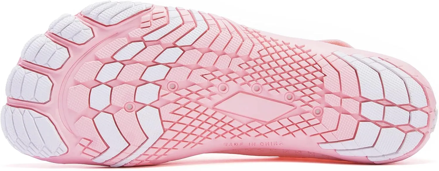 Racqua Men's Women's Slip-On Water Shoes Quick Dry Barefoot Lightweight Aqua Shoes Beach Swim Pool Hiking Sport Shoes