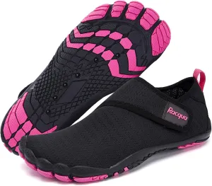 Racqua Men's Women's Slip-On Water Shoes Quick Dry Barefoot Lightweight Aqua Shoes Beach Swim Pool Hiking Sport Shoes