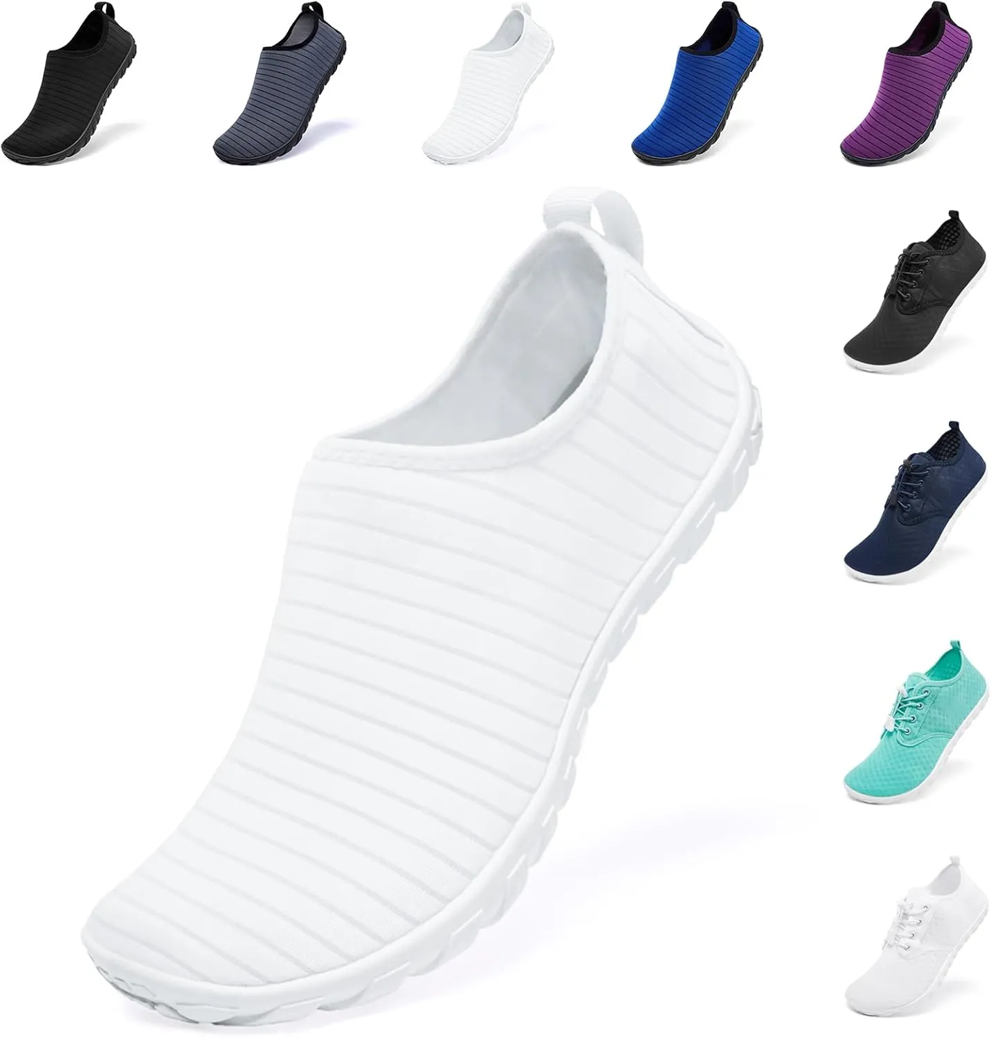 Racqua Men's Women's Water Shoes Barefoot Shoes Swim Shoes Quick Dry Beach Shoes Anti-Slip Aqua Shoes