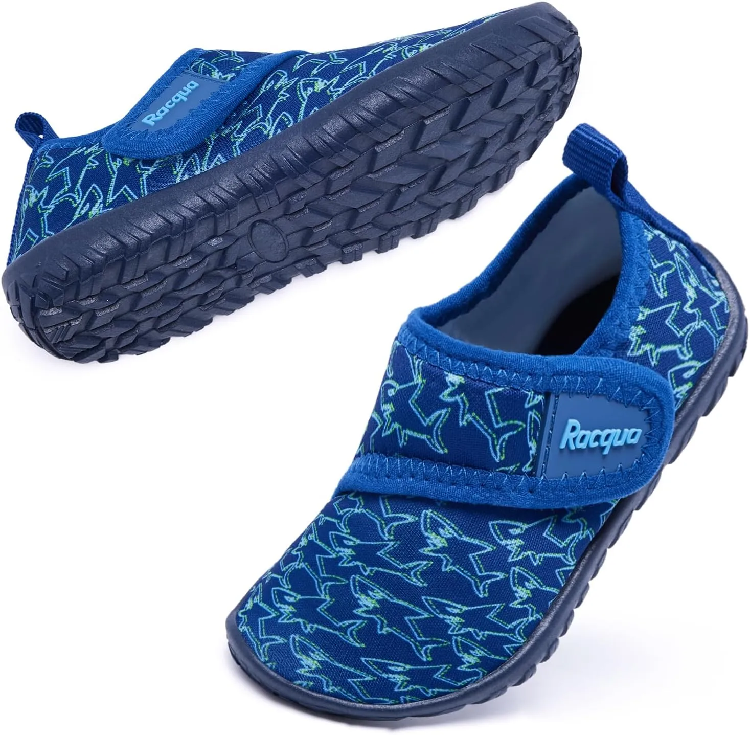 Racqua Toddler Baby Water Shoes Barefoot Quick Dry Swim Sport Pool Aqua Shoes for Boy's Girl's(Baby/Toddler)