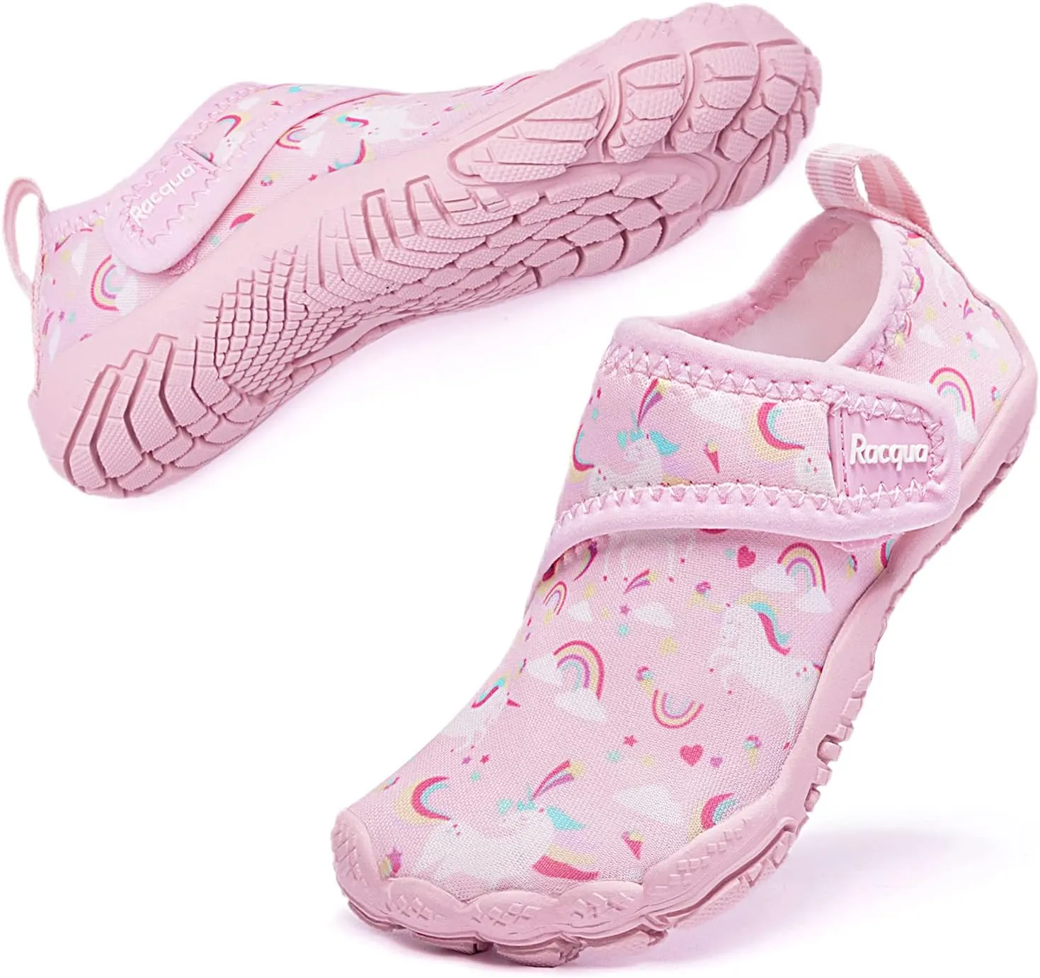 Racqua Toddler Boys Girls Slip-On Water Shoes Quick Dry Barefoot Aqua Shoes (Toddler/Little Kid)