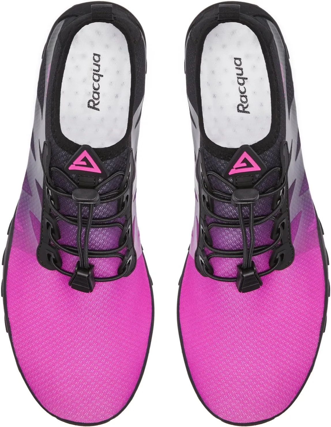 Racqua Water Shoes Men Women Quick Dry Gradient Colors Barefoot Aqua Athletic Sports Swim Surf Beach Shoes
