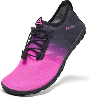 Racqua Water Shoes Men Women Quick Dry Gradient Shoes Barefoot Aqua Athletic Sports Swim Shoes