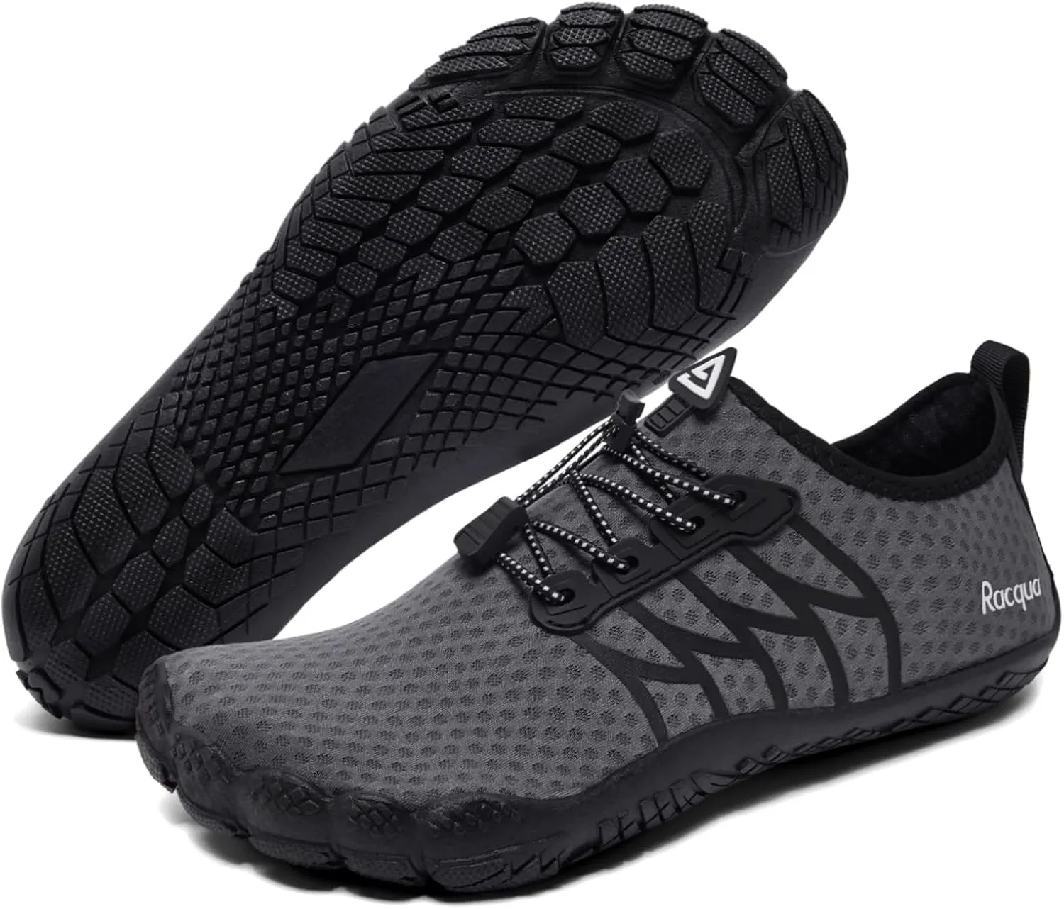 Racqua Water Shoes Quick-Dry Swim Shoes Breathable Lightweight Beach Shoes Pool Barefoot Aqua for Women Men