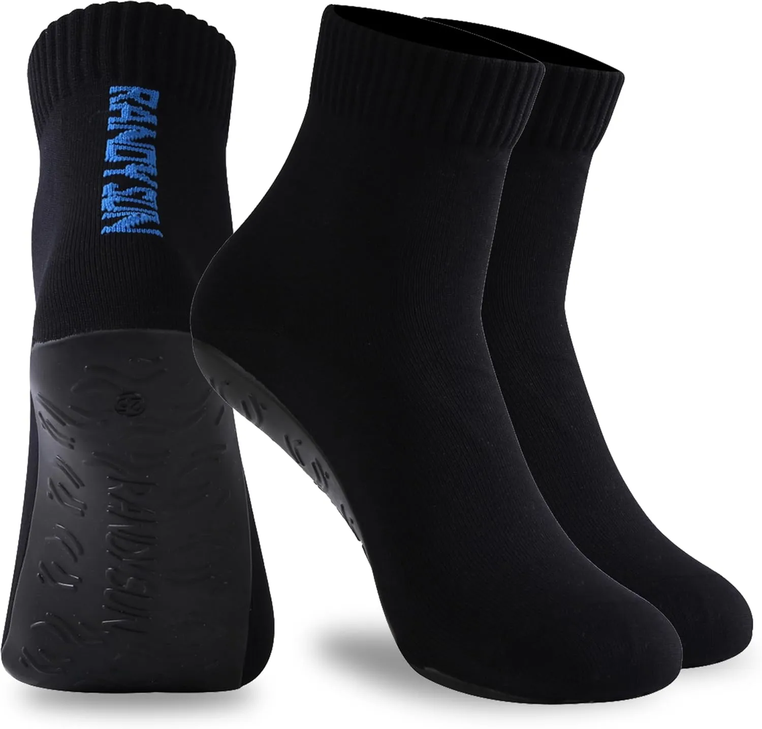 RANDY SUN Barefoot Quick-Dry Sand Beach Socks, Breathable Seamless Yoga Sock With TPE Sole