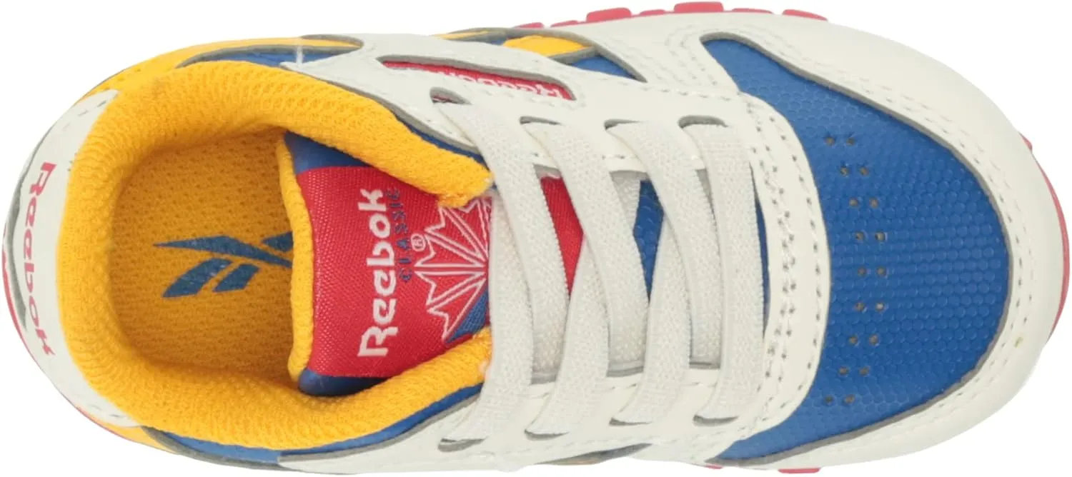 Reebok Unisex-Child Classic Leather Step N Flash Light Up Sneaker