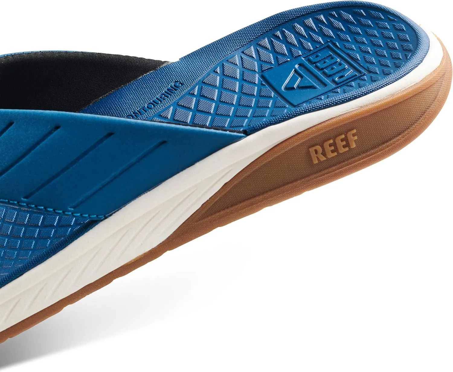 REEF Deckhand Men's Water Friendly Flip Flop, Boat Friendly, No Slip Traction, Quick Dry
