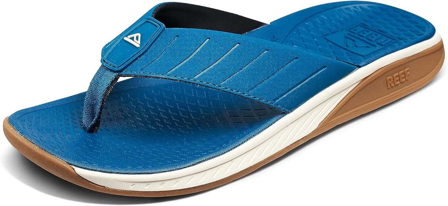 REEF Deckhand Men's Water Friendly Flip Flop, Boat Friendly, No Slip Traction, Quick Dry