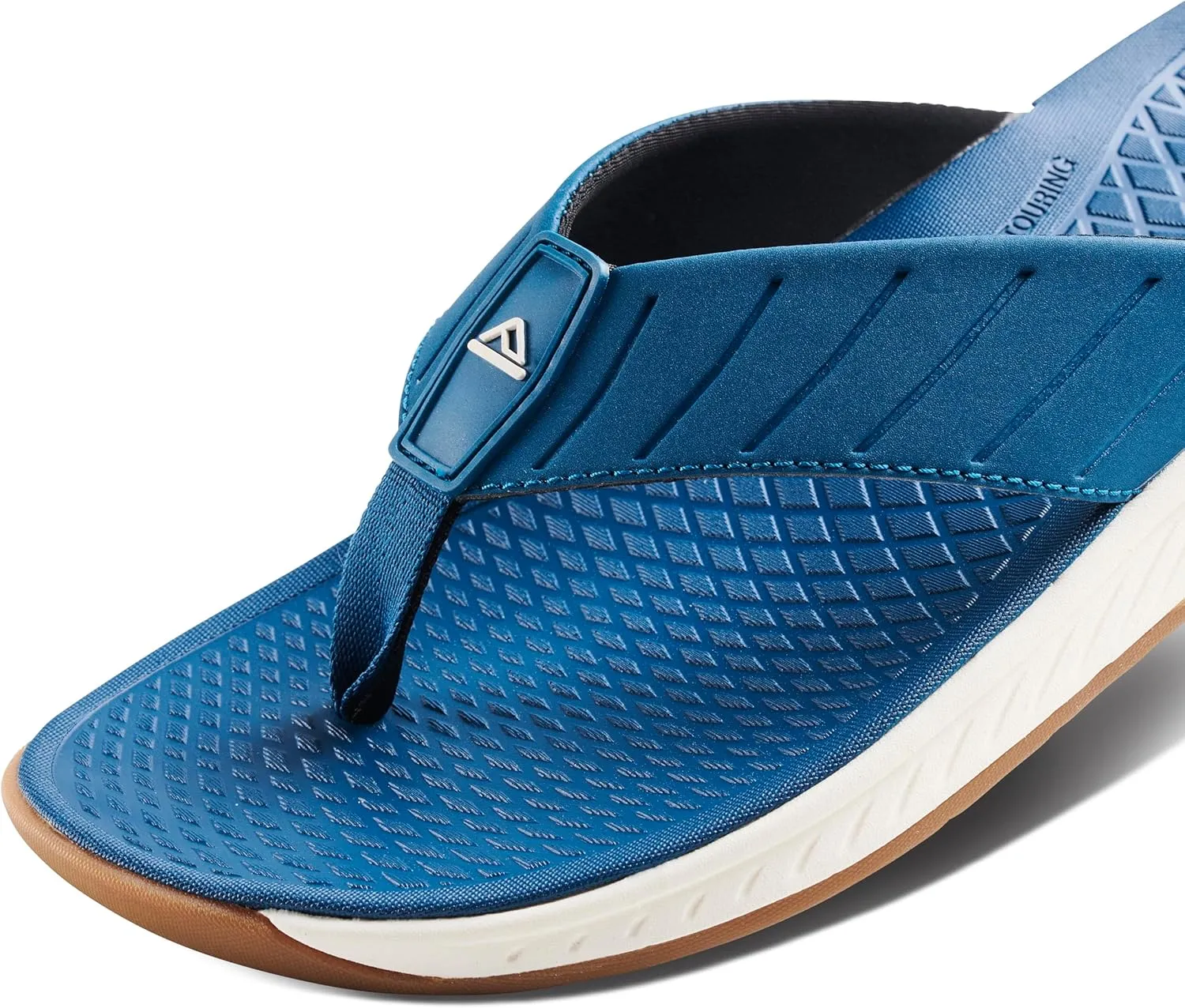 REEF Deckhand Men's Water Friendly Flip Flop, Boat Friendly, No Slip Traction, Quick Dry
