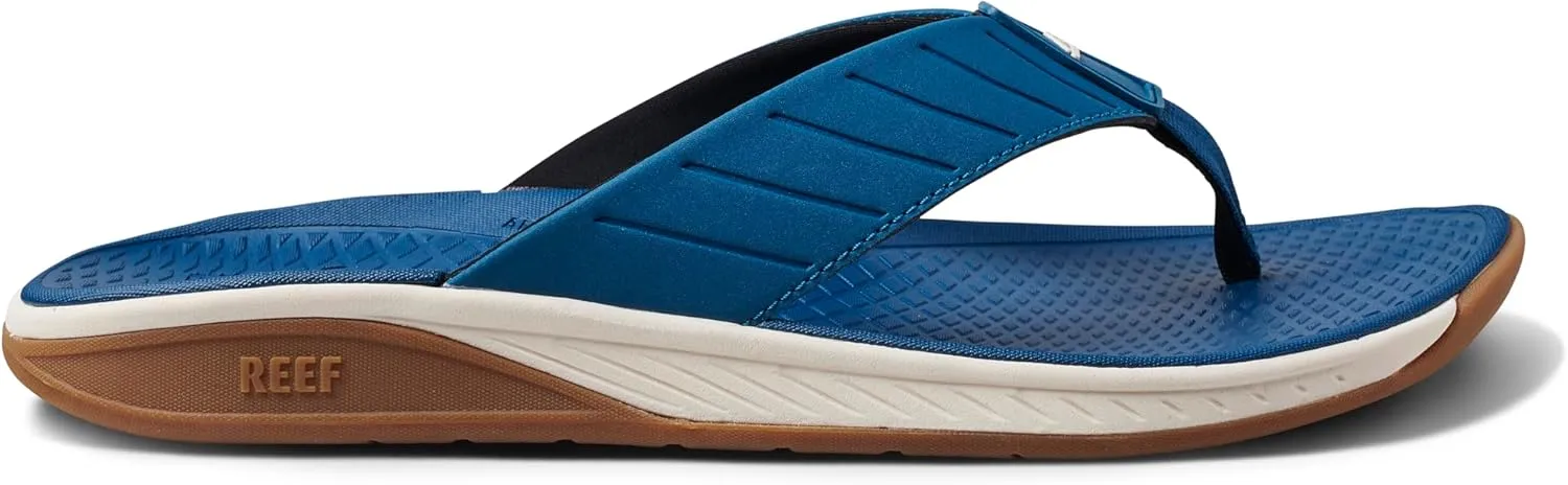 REEF Deckhand Men's Water Friendly Flip Flop, Boat Friendly, No Slip Traction, Quick Dry