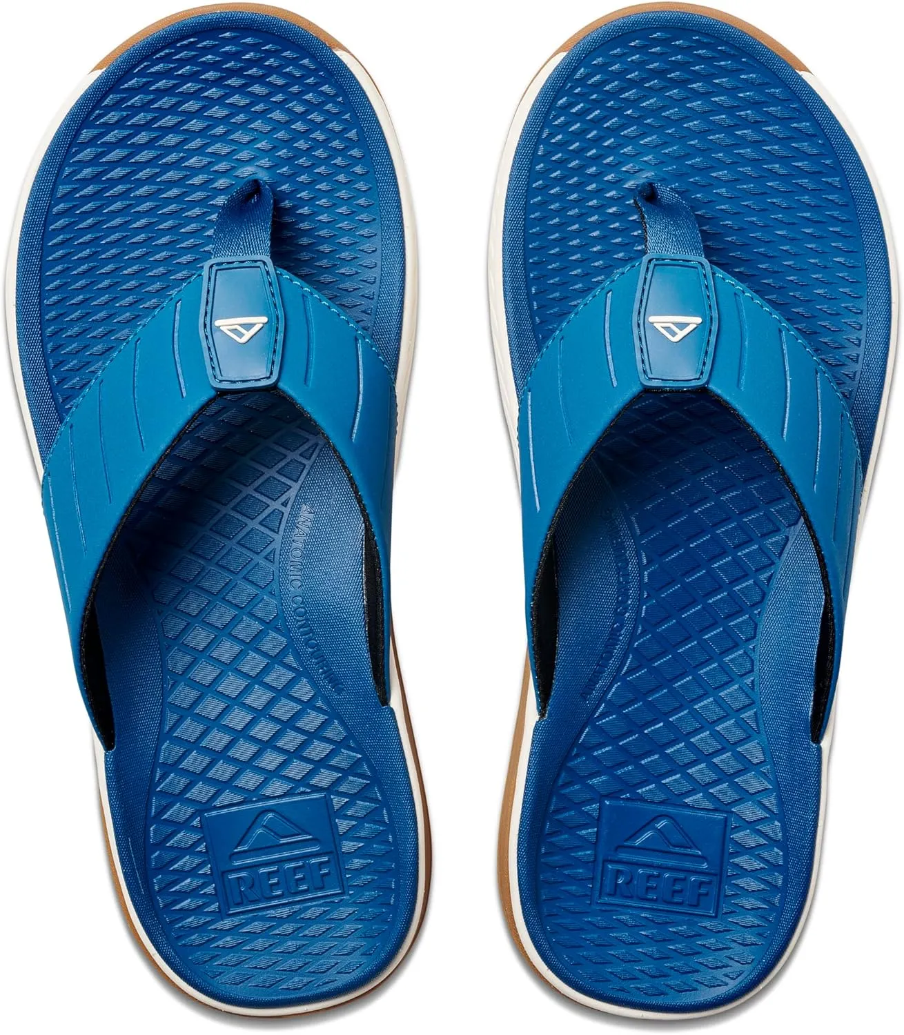 REEF Deckhand Men's Water Friendly Flip Flop, Boat Friendly, No Slip Traction, Quick Dry