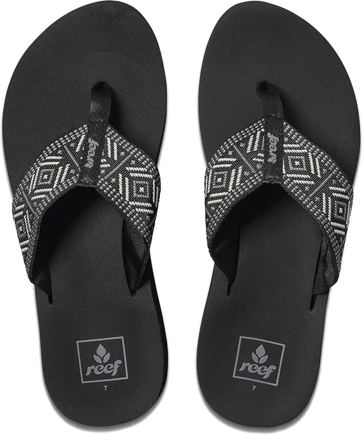 REEF Spring Woven Women's Beach Flip Flop, Soft Woven Strap & Cushion Footbed
