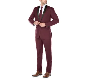 Renoir 201-8  Slim Fit 2-Piece Shawl Lapel Slim Fit Tuxedo Suit