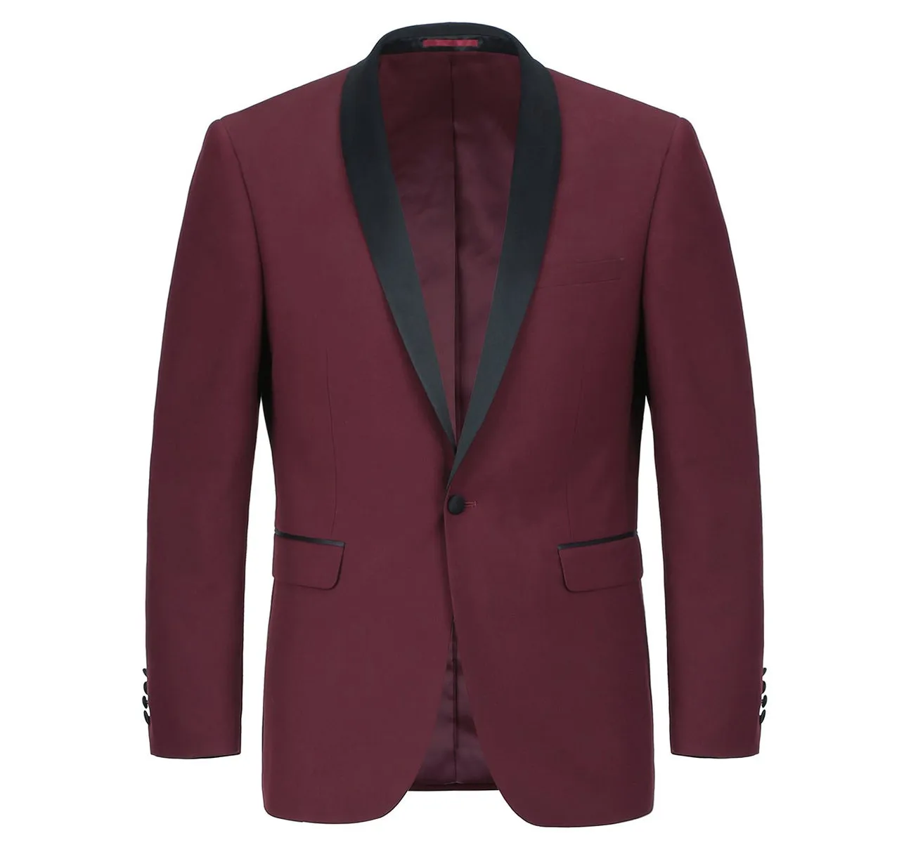 Renoir 201-8  Slim Fit 2-Piece Shawl Lapel Slim Fit Tuxedo Suit
