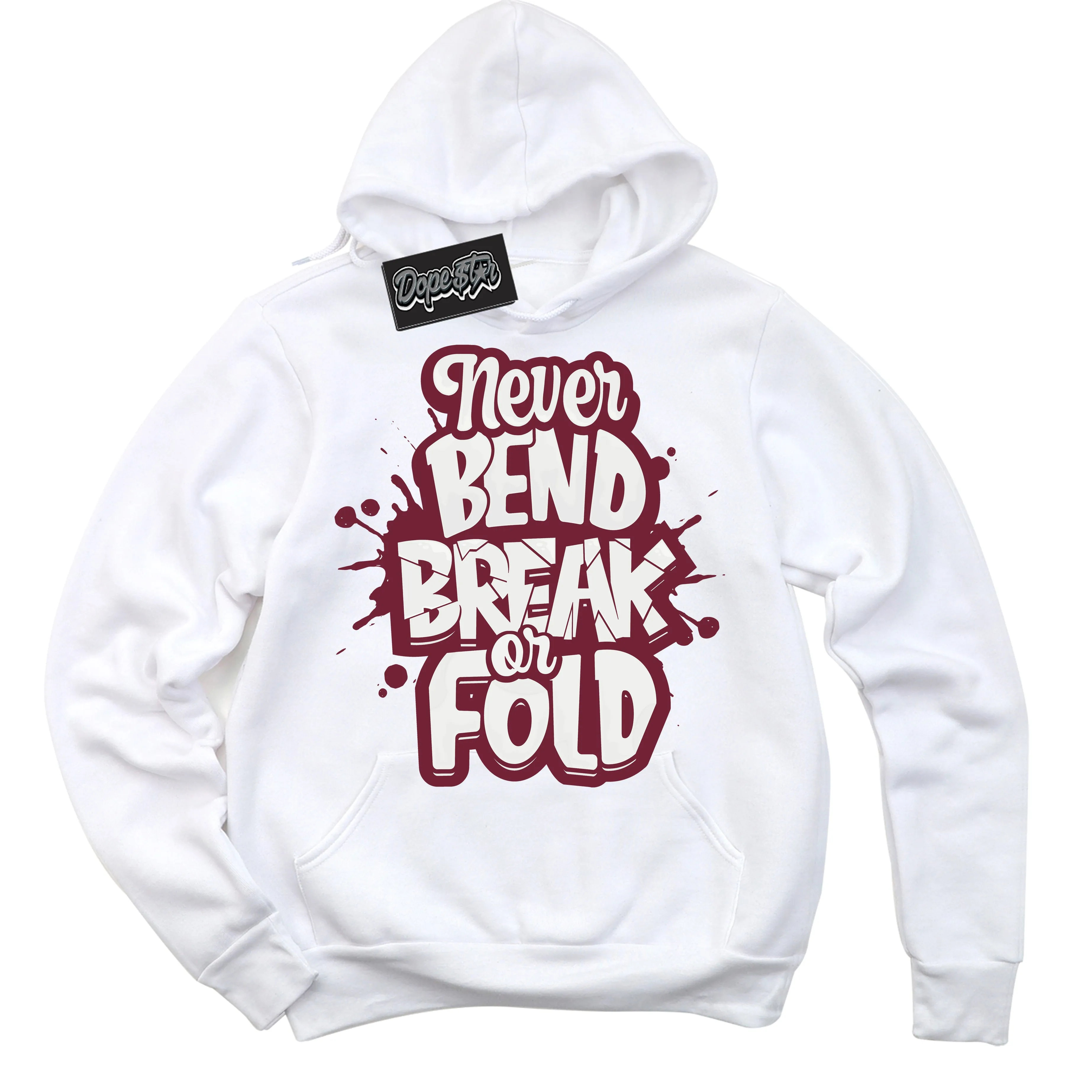 Rings Team Red 6s Sneaker Hoodie Never Bend Break Or Fold Graphic