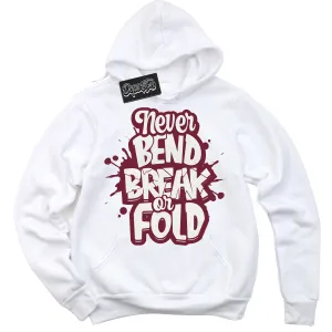 Rings Team Red 6s Sneaker Hoodie Never Bend Break Or Fold Graphic